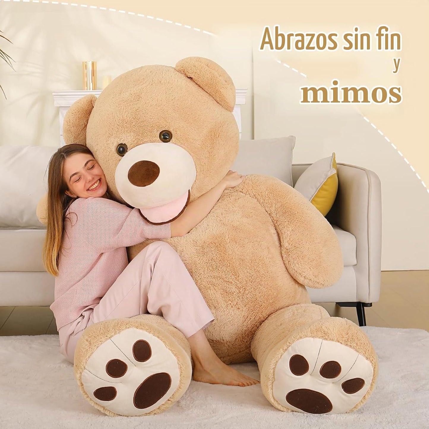 MaoGoLan Animal de peluche grande \u2013 Oso de peluche gigante de...