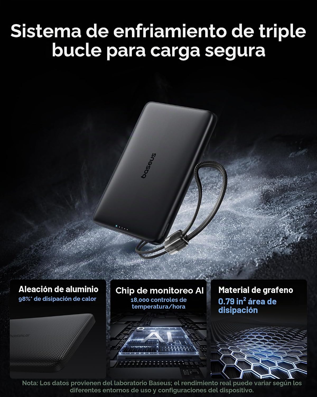 Baseus Picogo Qi2 - Cargador portátil Magsafe de 15 W, cargador por...