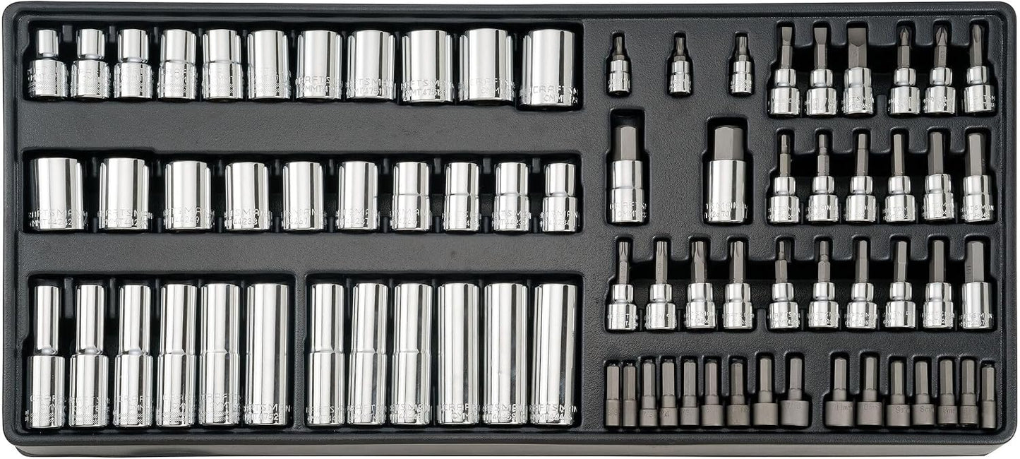 CRAFTSMAN Juego de herramientas mecánicas, 298 piezas de herramient...