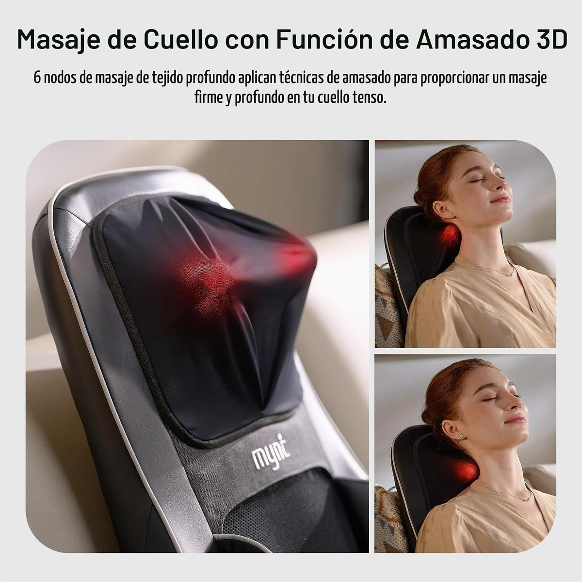 Mynt Aprobado por FSA y HSA Masajeador Shiatsu para Cuello y Espald...