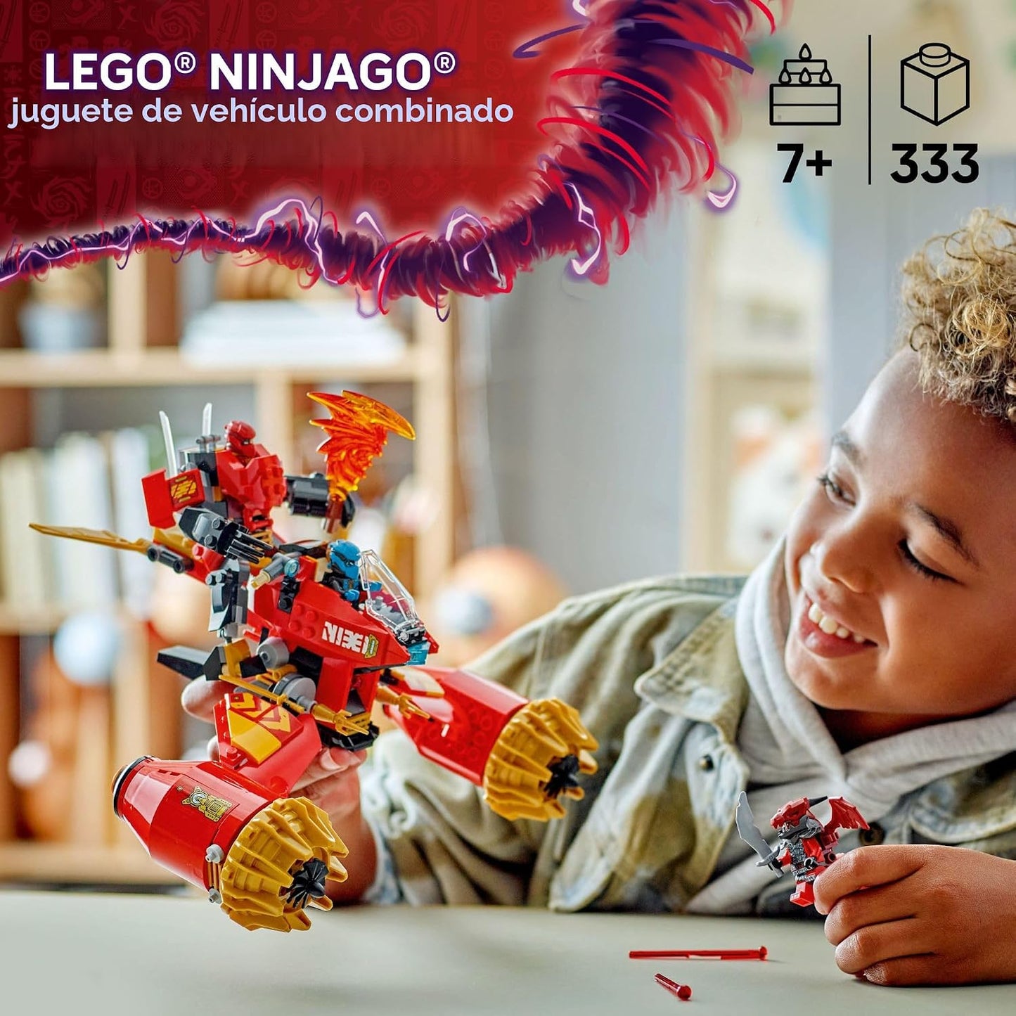 LEGO NINJAGO Kai's Mech Storm Rider Figura de Acción \u2013 Jug...