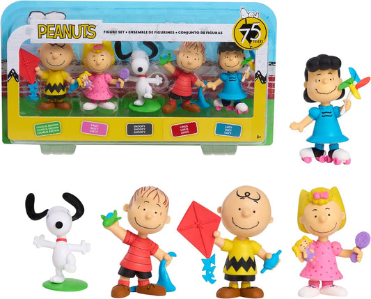 Peanuts Juego de 5 figuras coleccionables del 75 aniversario | Snoo...