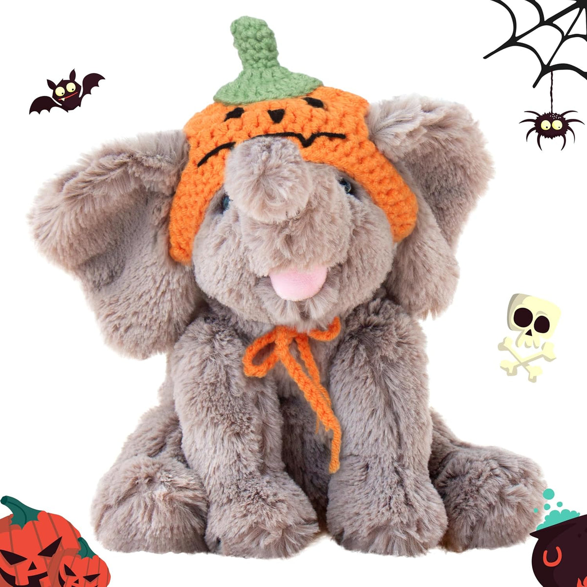 Hopearl Adorable elefante de peluche de Halloween con sombrero de c...