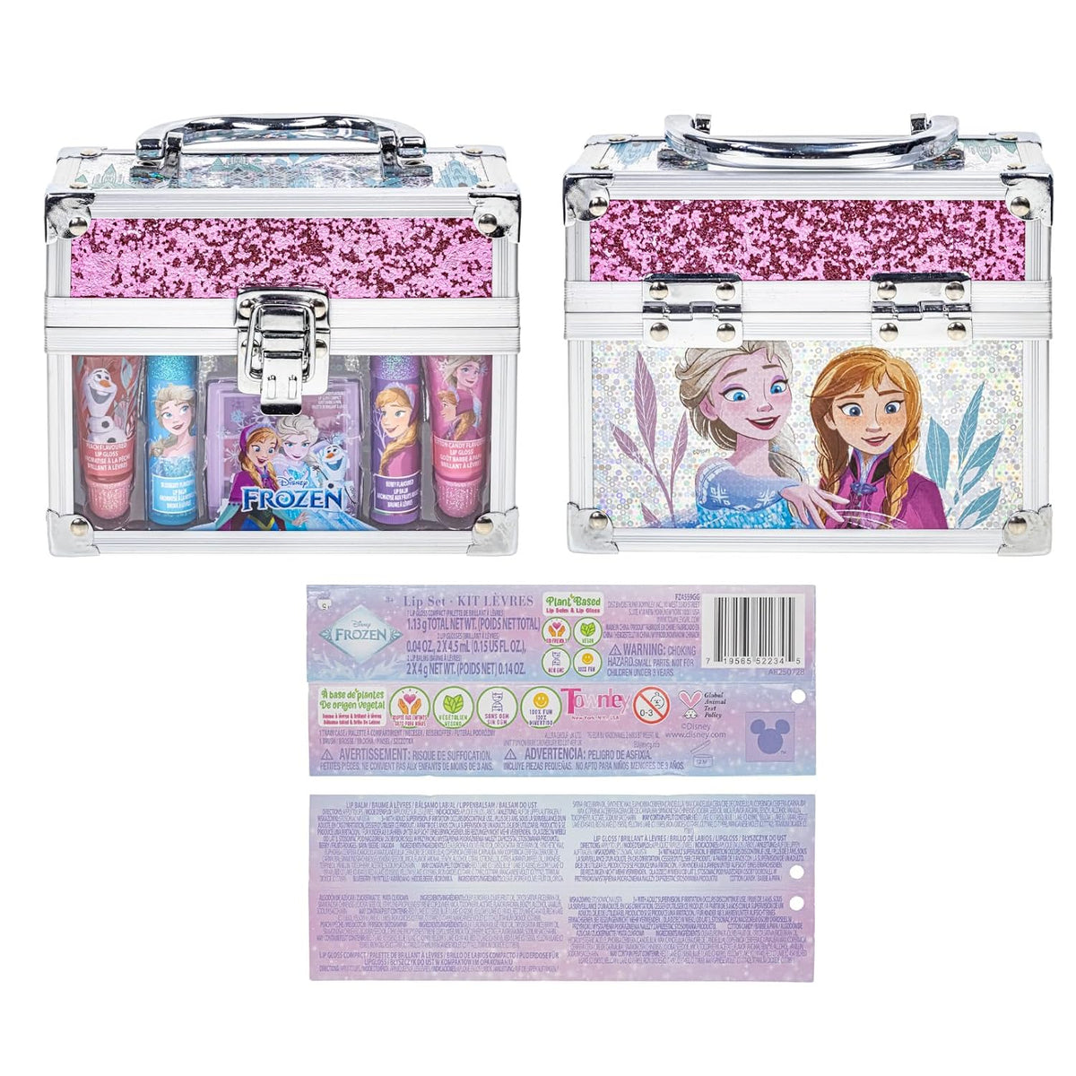 Conjunto de maletín mini tren de belleza de Frozen de Disney incluy...