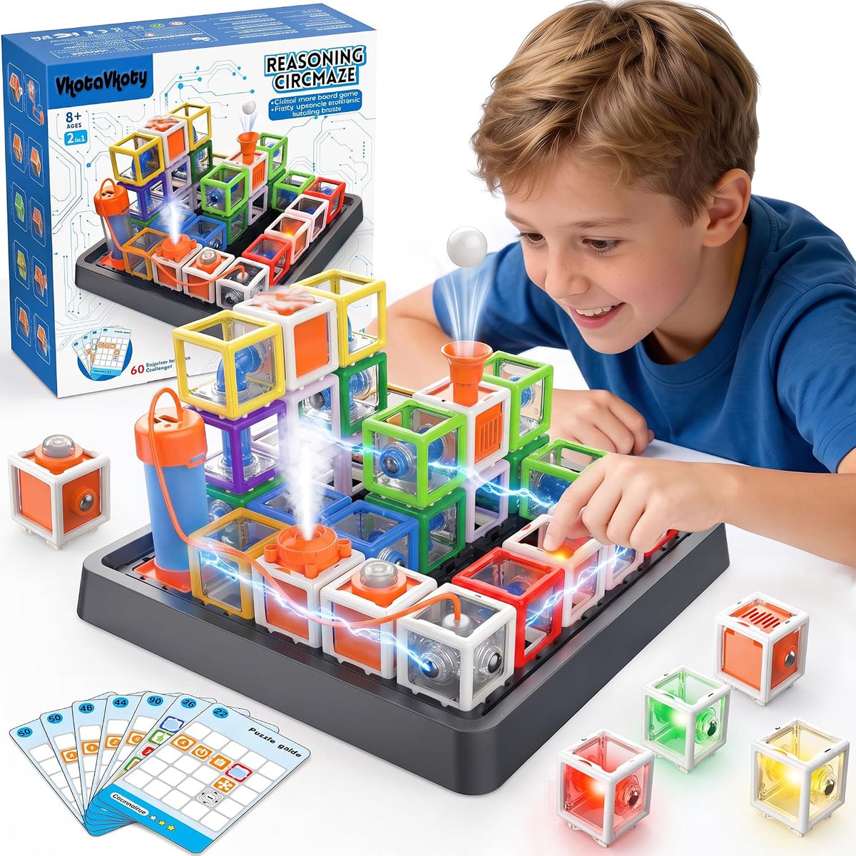 VkotaVkoty Juego de mesa de ciencia de laberinto de circuito 3D, ki...