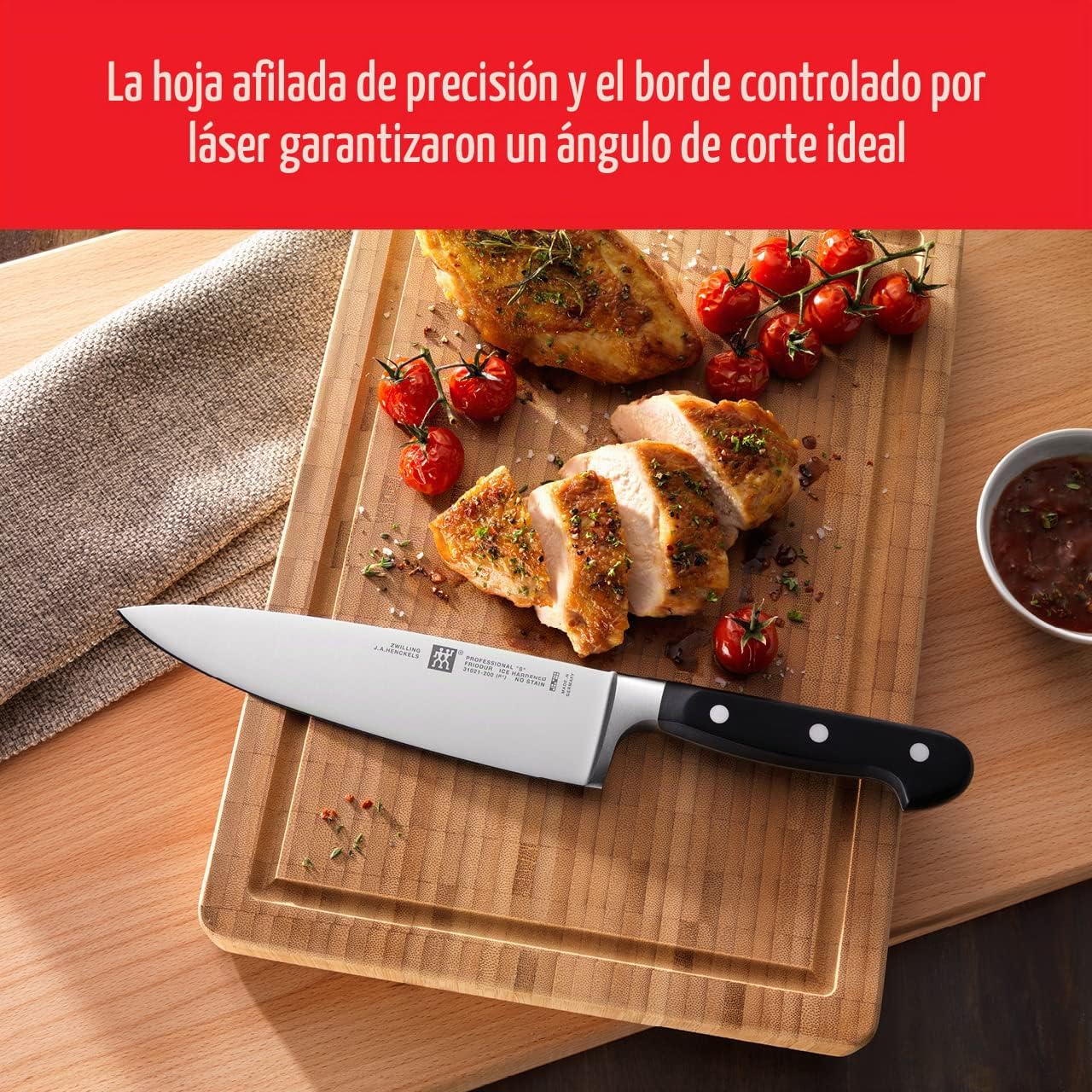 ZWILLING CUCHILLO DE CHEF PROFESIONAL S 8 PULGADAS