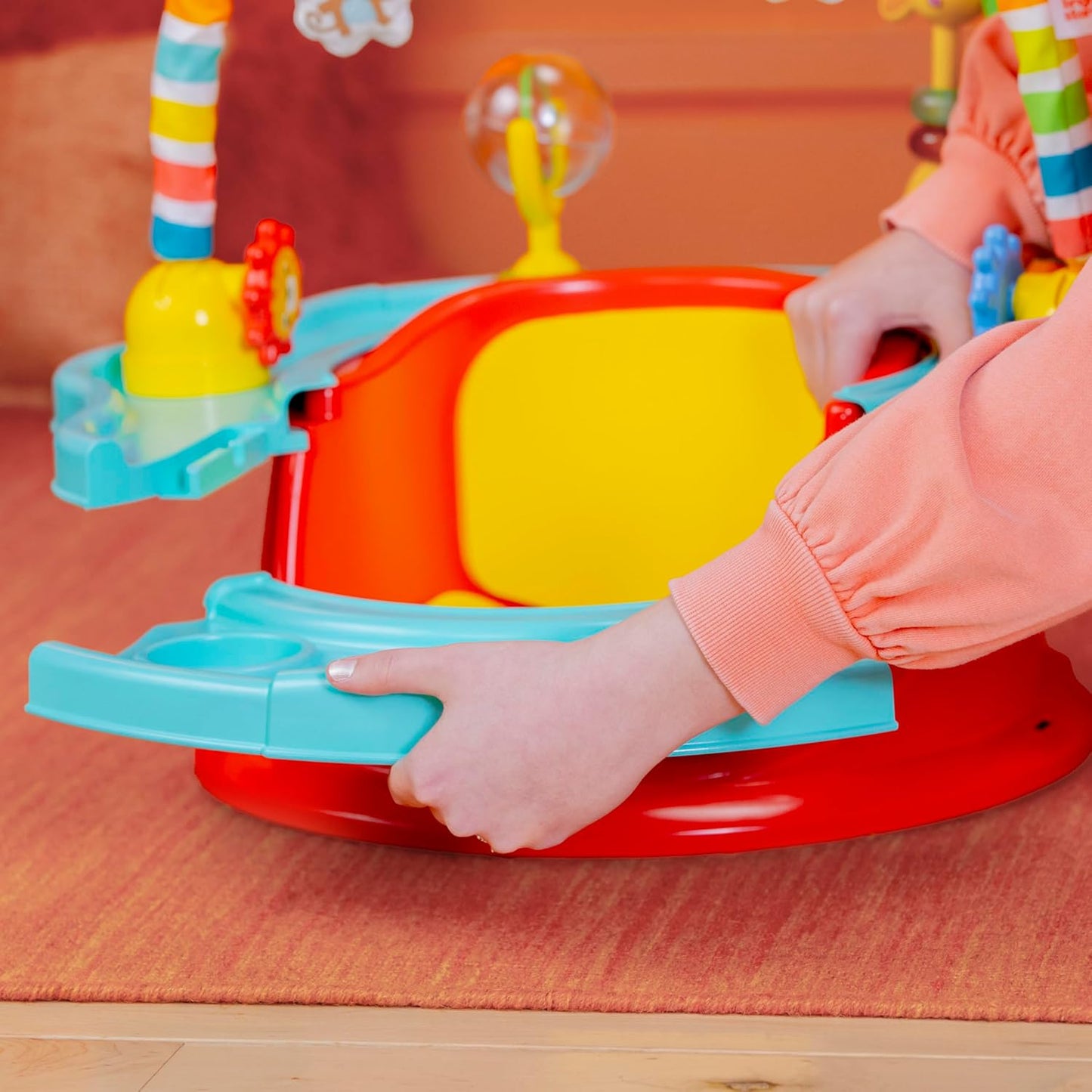 Bright Starts SuperSeat Playful Paradise 3 en 1, asiento de activid...