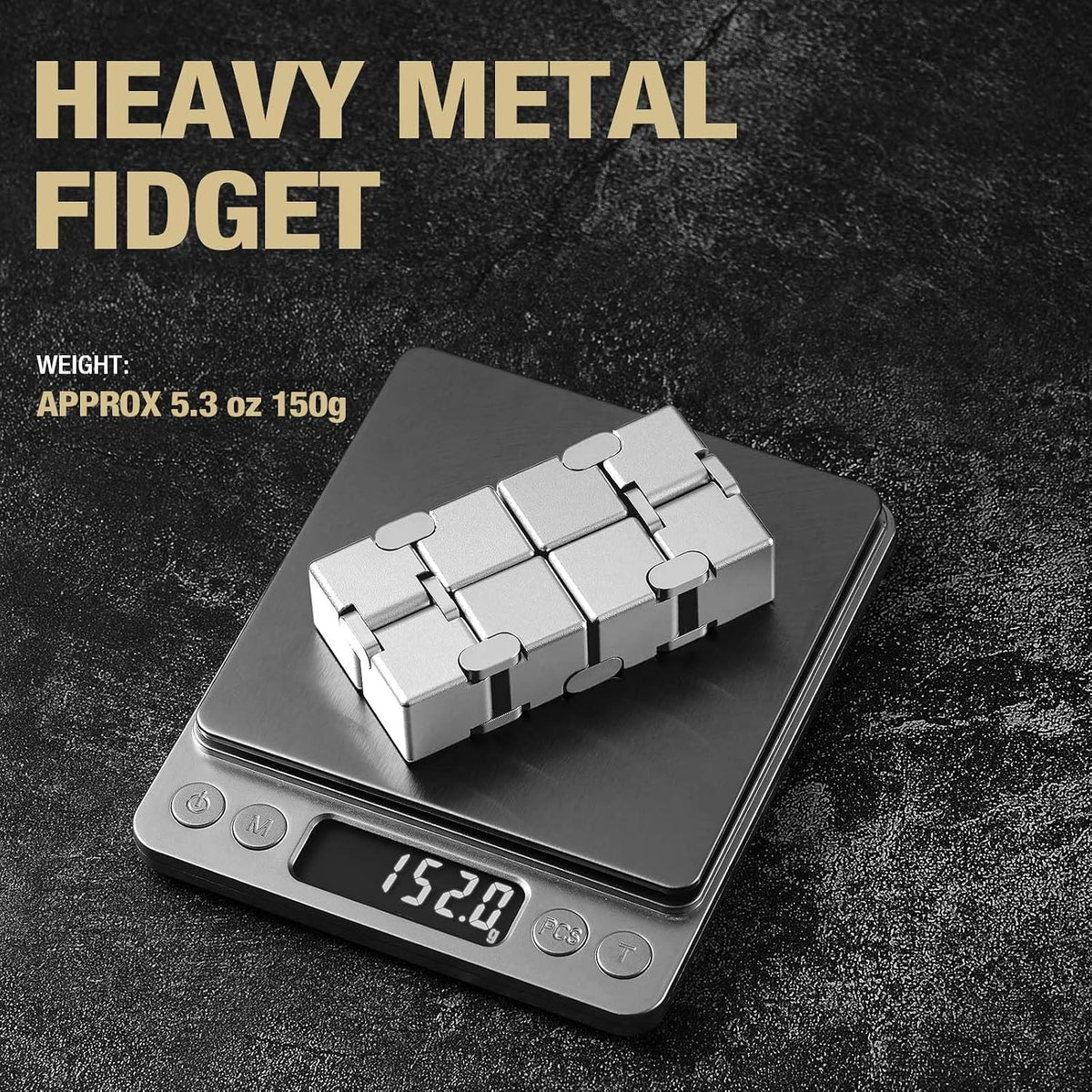 Cubo infinito de metal para adultos, juguete genial para el hogar,...