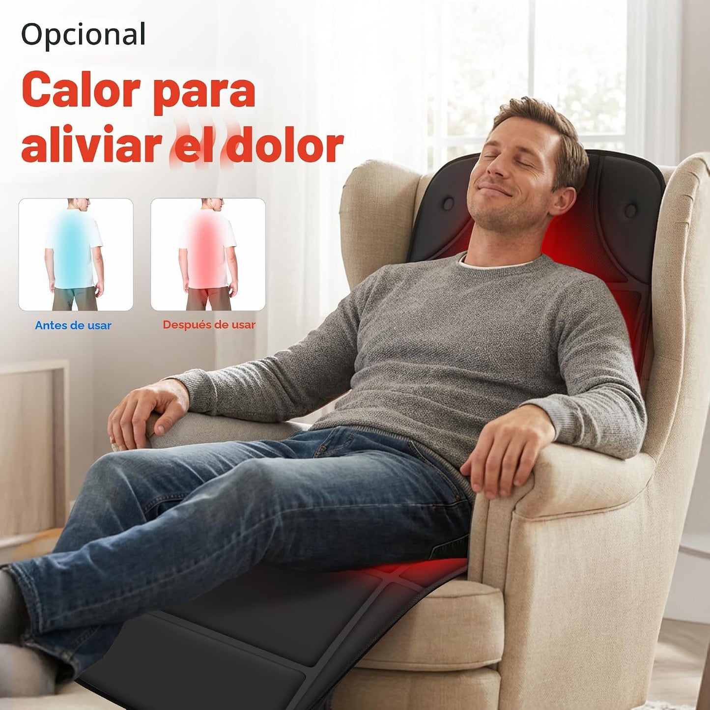CILI Alfombrilla de masaje de cuerpo completo, almohadilla para sil...
