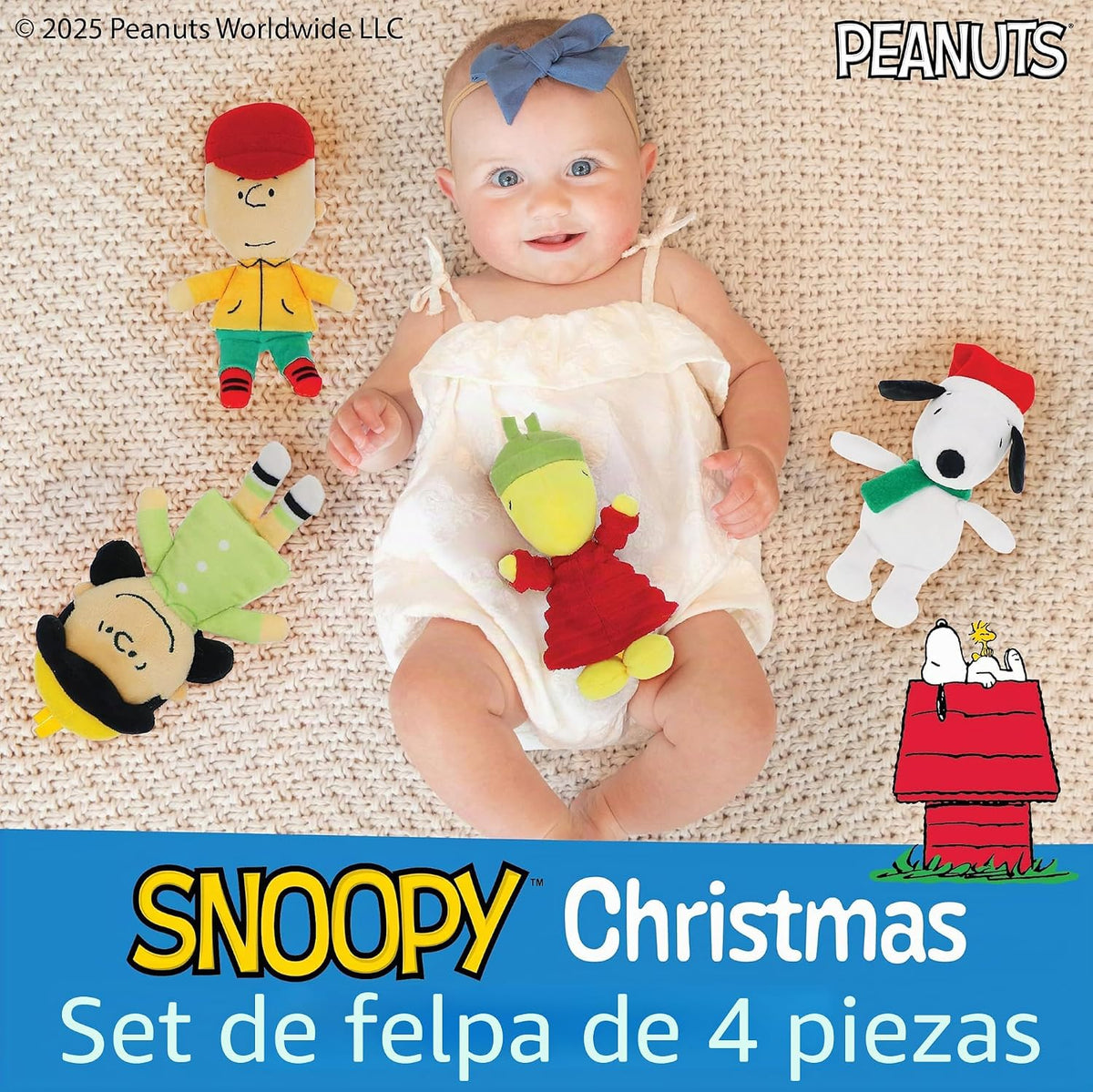Kids Preferred Peanuts - Juego de peluche de 4 piezas, Charlie Brow...