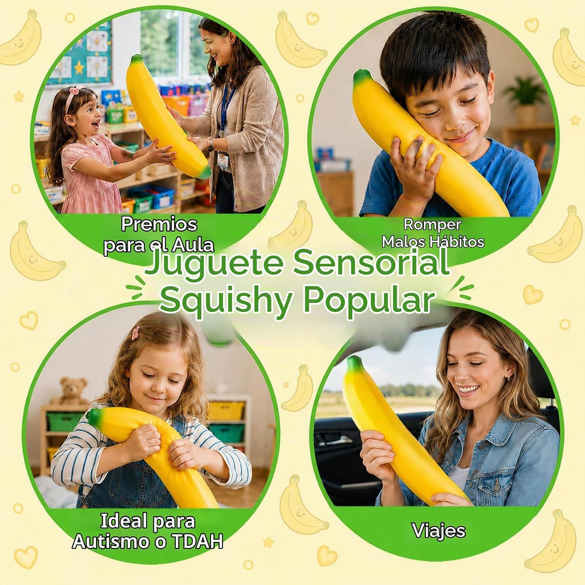 Juguete sensorial sensorial de fresa Squishy gigante gigante de lev...