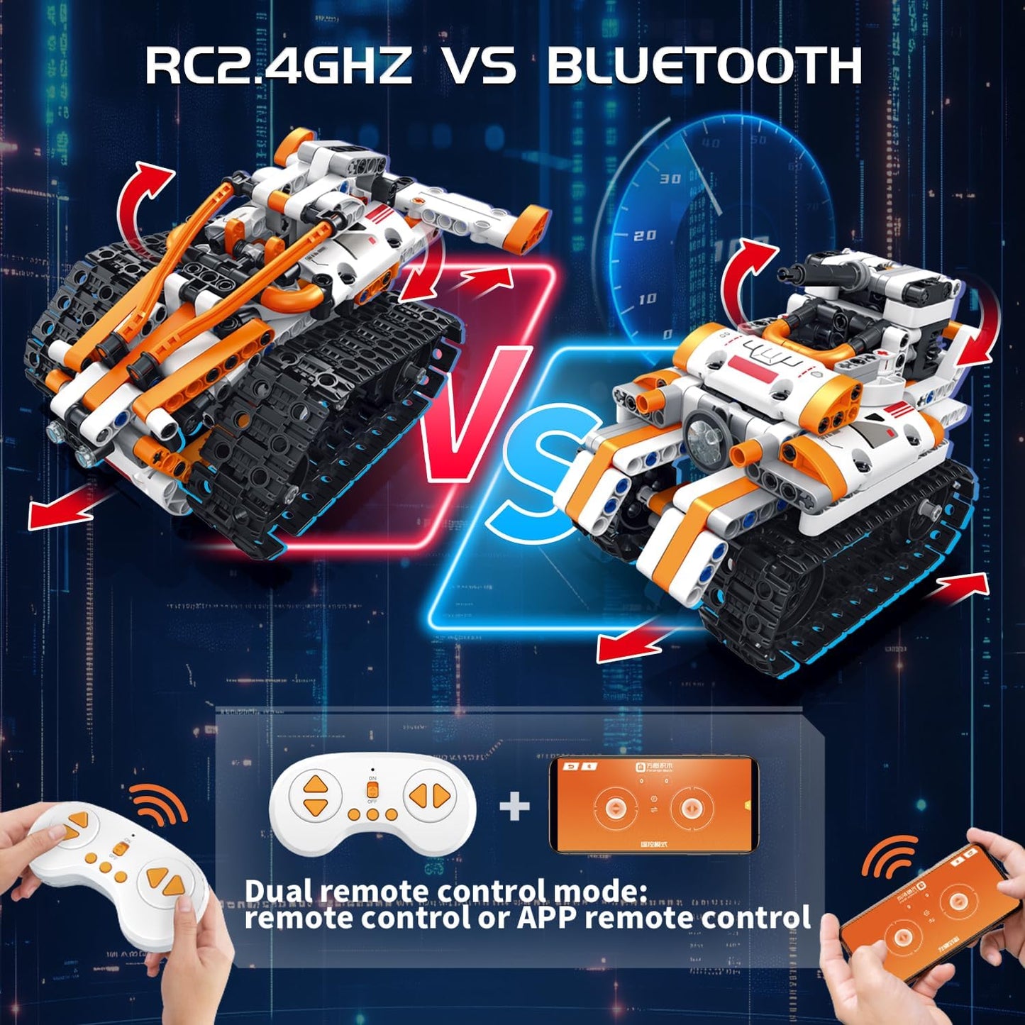 Kit de construcción de robótica STEM 5 en 1, 560 piezas de bloques...
