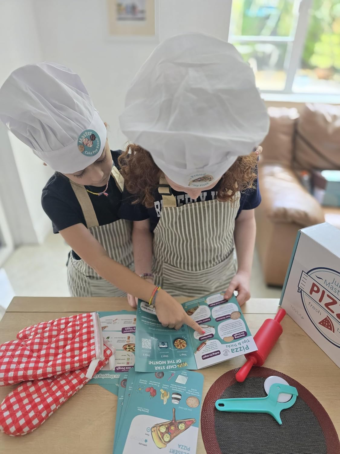 Tovla Jr. Kit de cocina de pizza real definitivo para niños, divert...