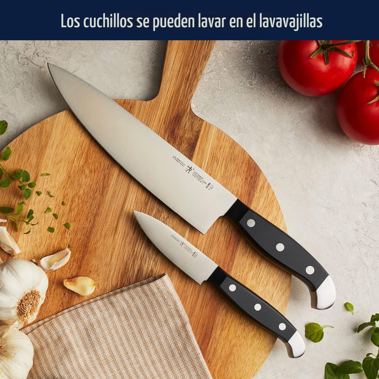 Henckels Statement - Juego de bloques de cuchillos de 12 piezas, af...