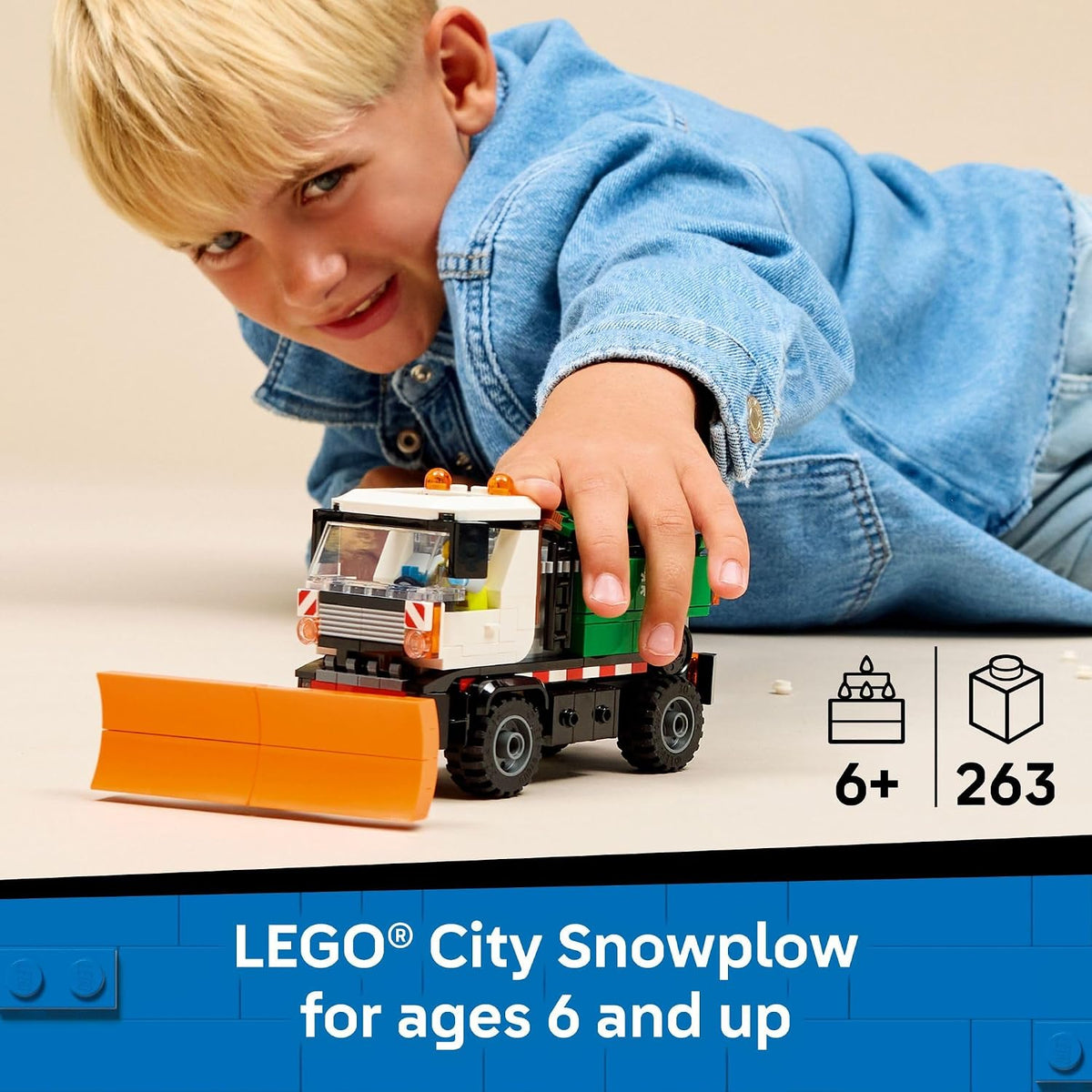 LEGO City Camión Quitanieves de juguete para niños \u2013 Vehículo...