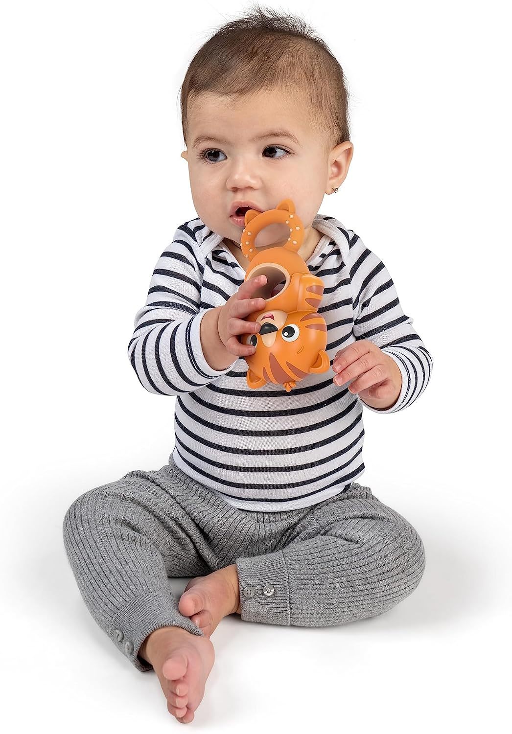 Baby Einstein Teethe &amp; Wobble Tinker - Juguete mordedor de tigr...
