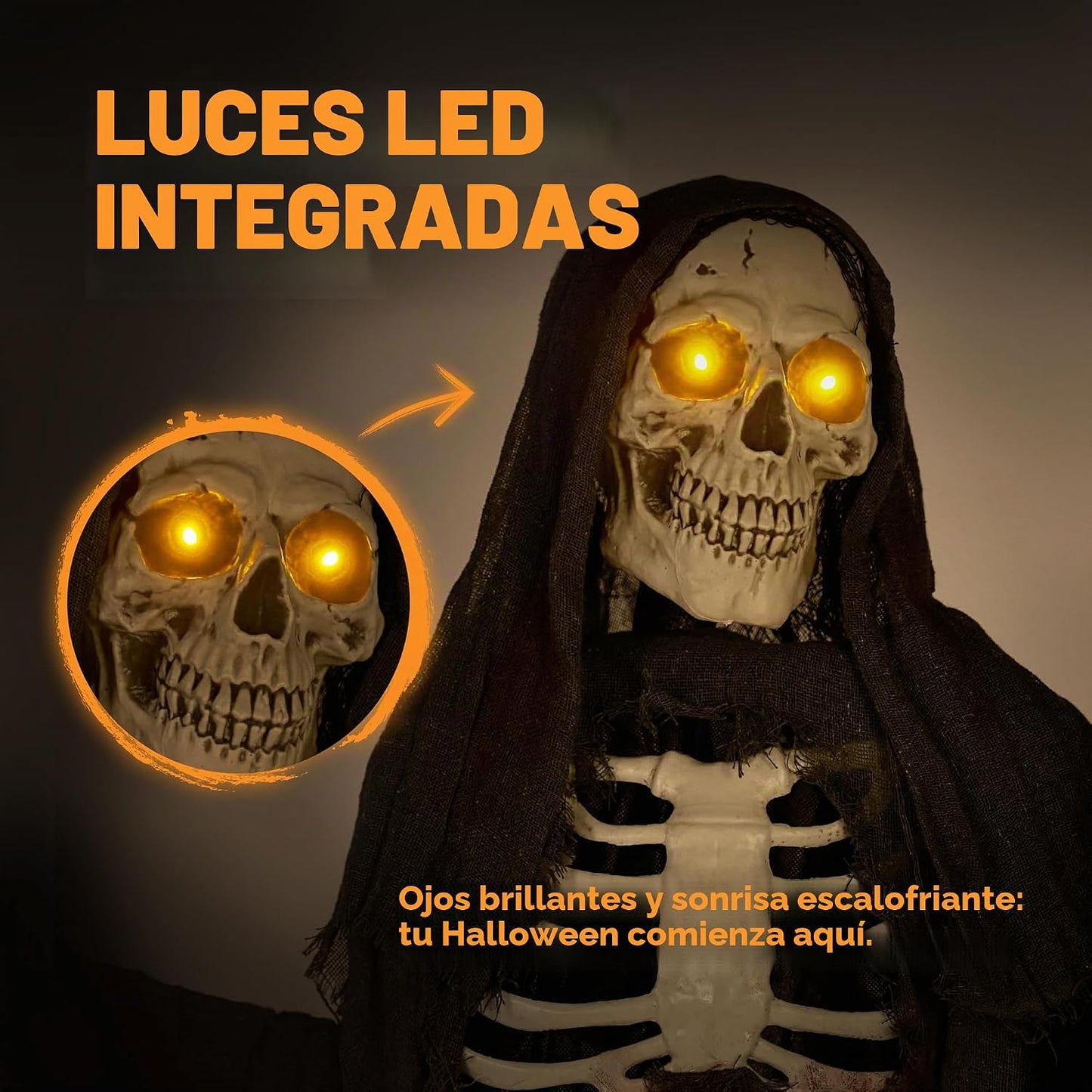 JOYIN Decoraciones animadas de Halloween de 6 pies para exteriores...