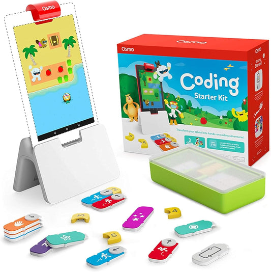 Osmo - Kit de inicio de codificación para tablet Fire - 3 juegos ed...