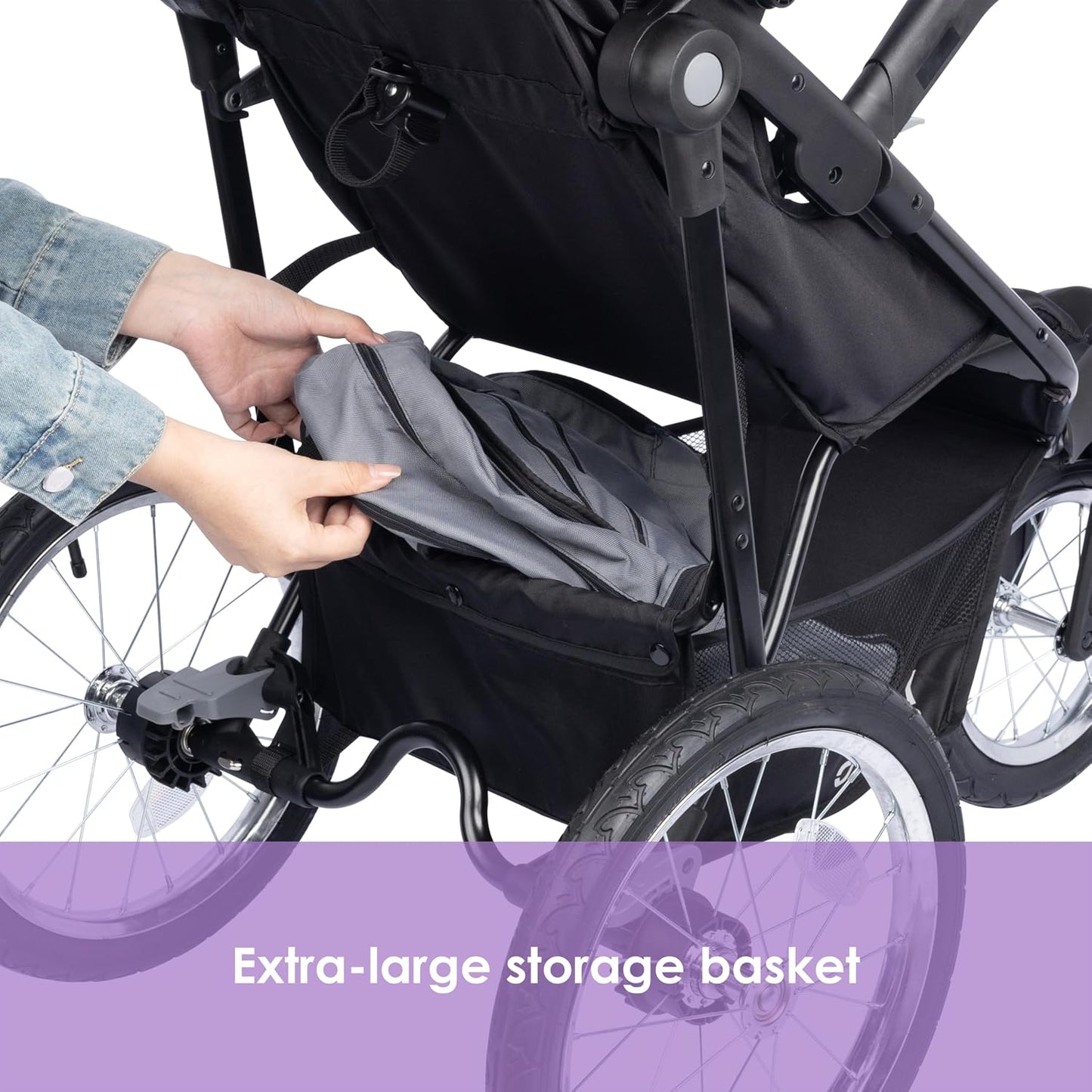 Baby Trend Journey Jogger, color negro estelar