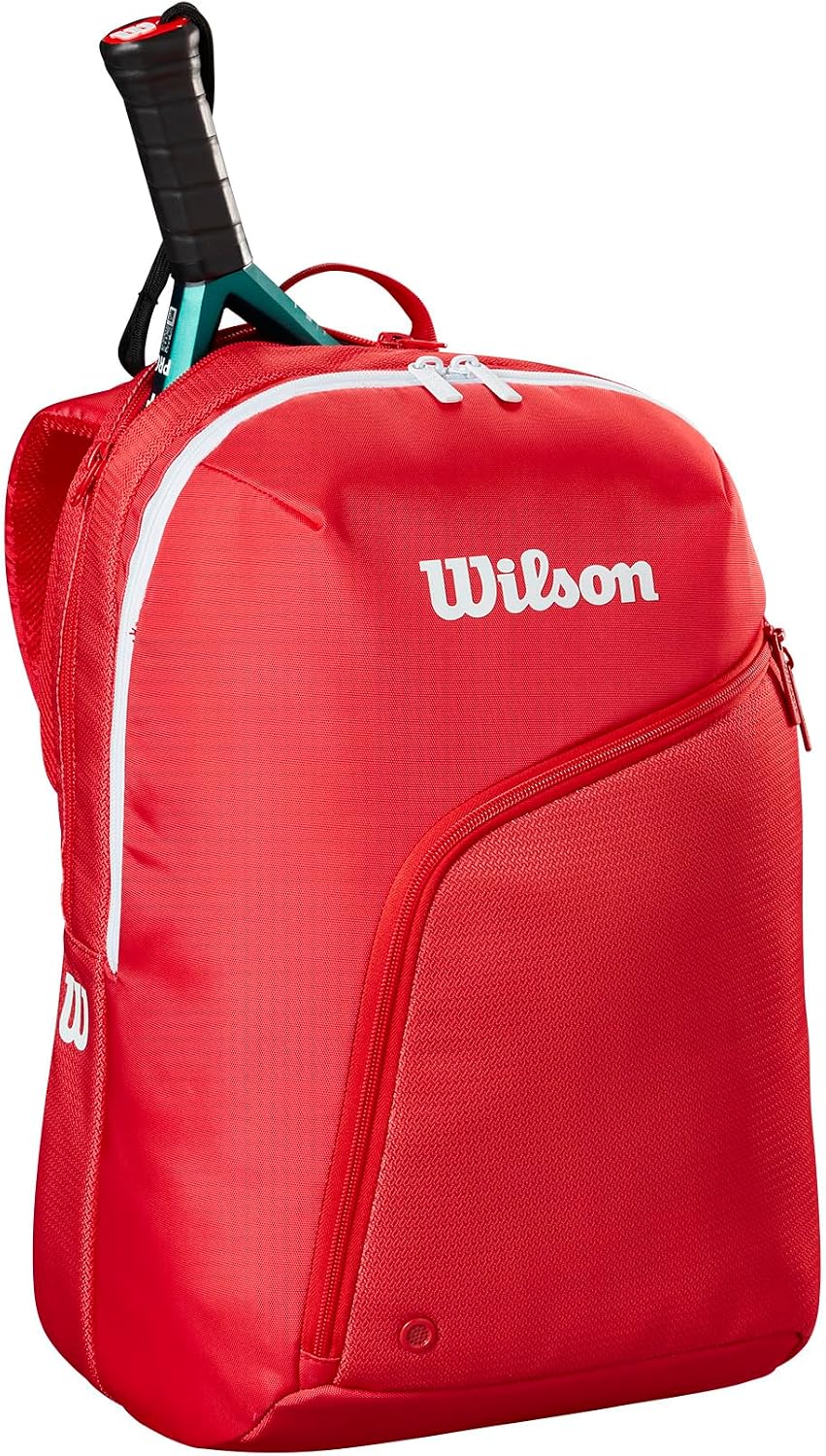 WILSON Tour Padel Mochila - Capacidad para 1 pala de pádel, rojo\/b...