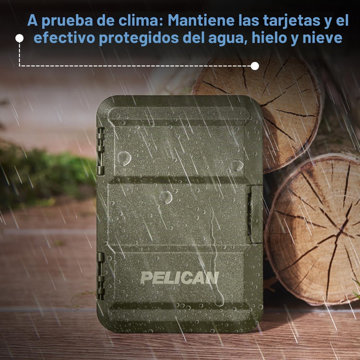 Pelican MagSafe Wallet para iPhone - Cartera magnética delgada para...