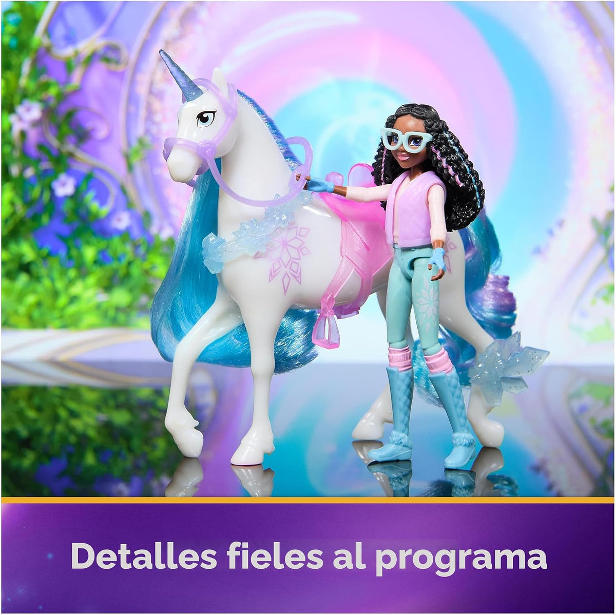 Unicorn Academy, set de poder de la amistad de Layla y Glacier con...