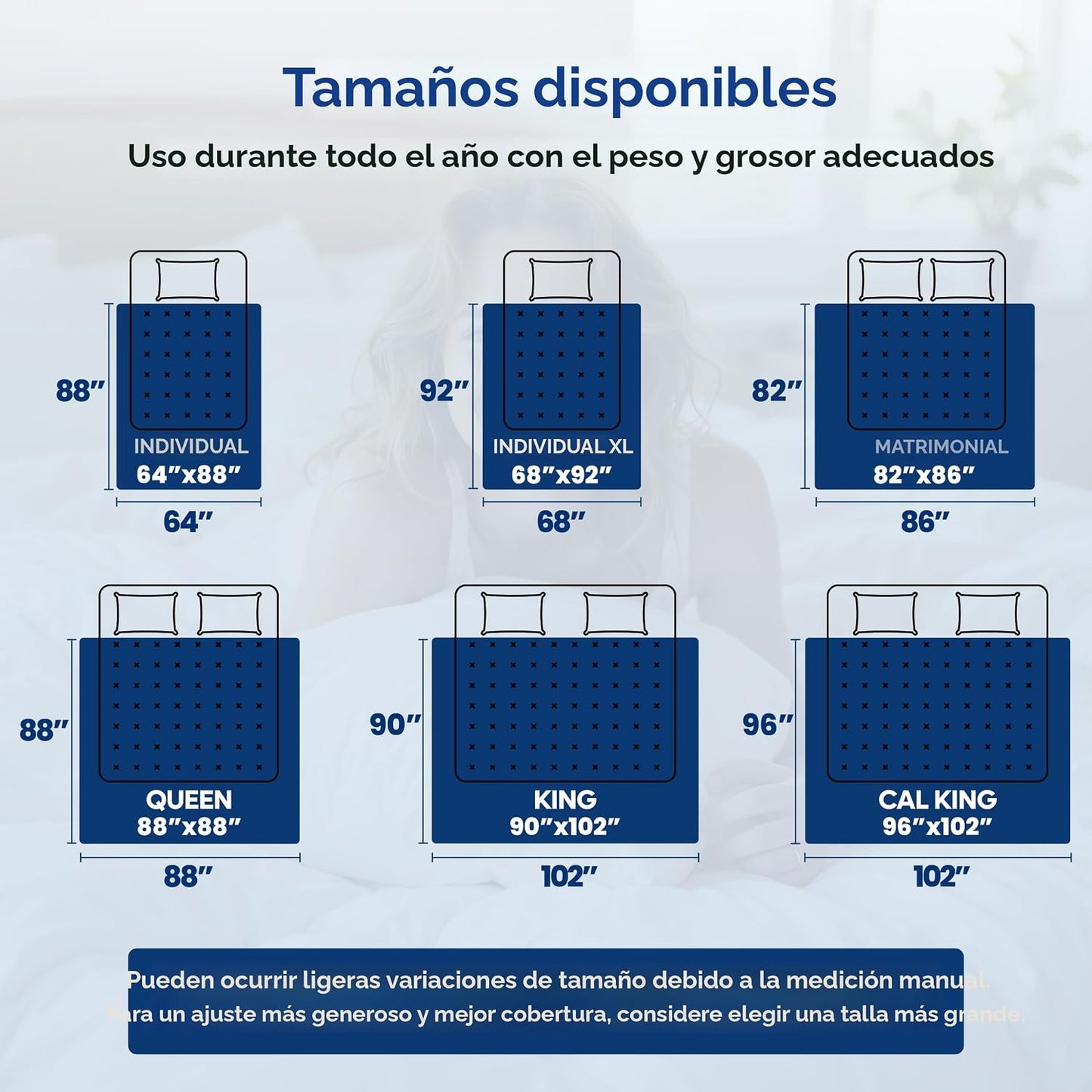 Utopia Bedding - Edredón acolchado con inserción para edredón, edre...