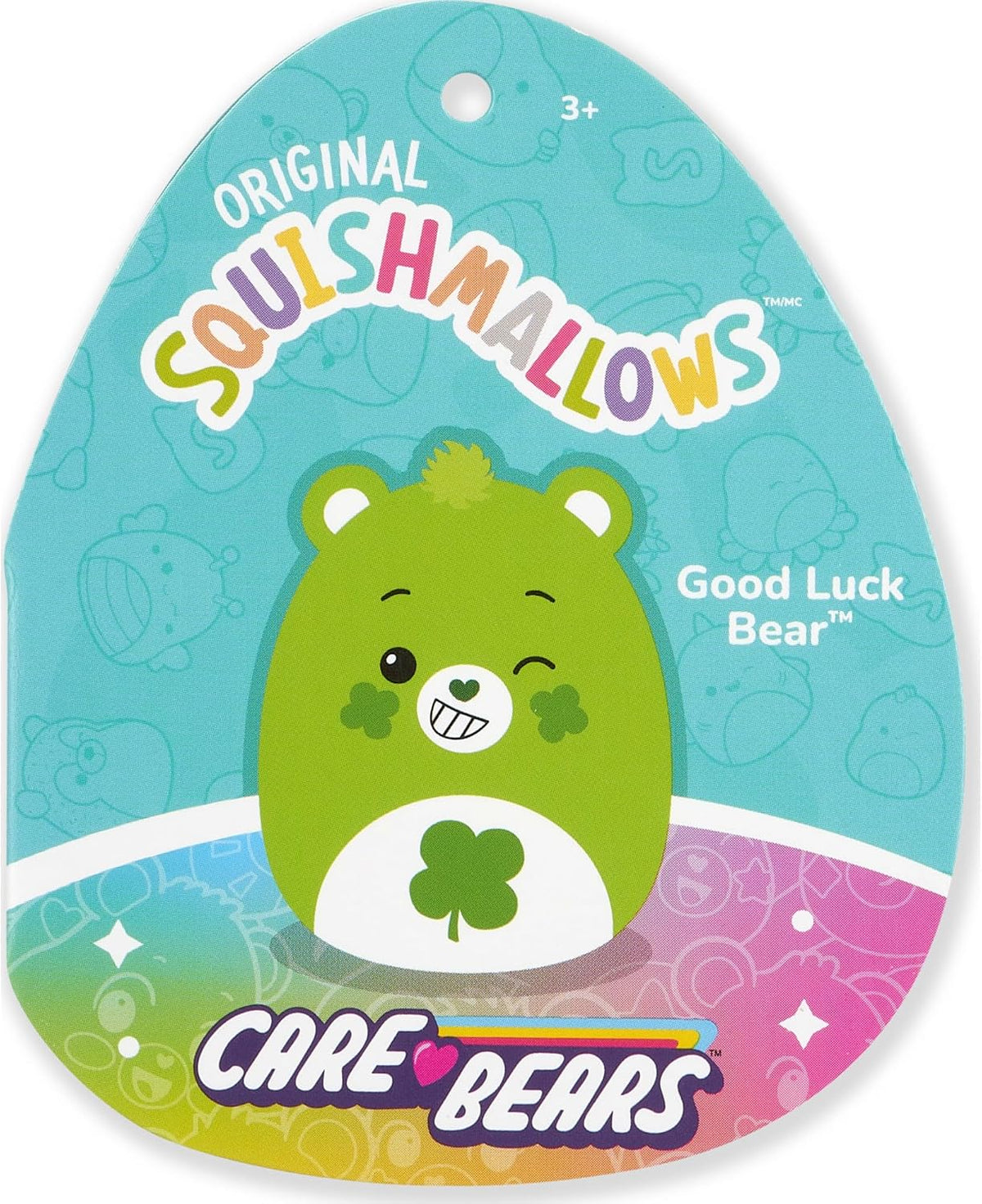 Squishmallows Original Care Bears - Oso de buena suerte de 12 pulga...