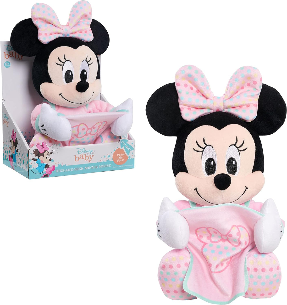 Disney Baby - Muñeco interactivo de Minnie Mouse de 28 centímetros...