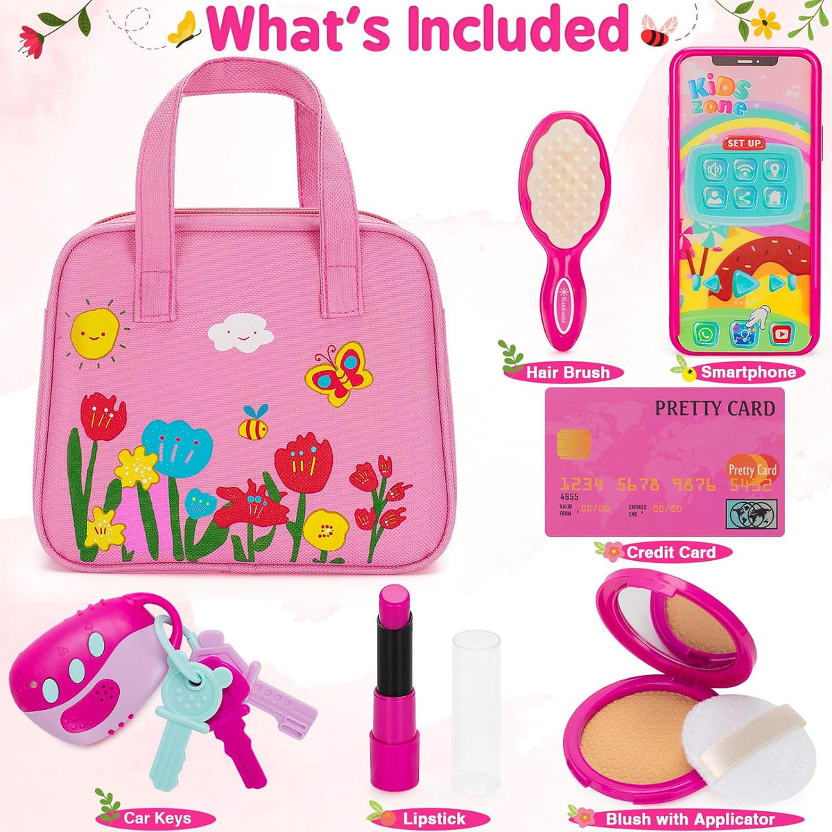 Officygnet Bolso de Juguete para Niñas, 1, 2, 3 Años de Edad, Bolso...