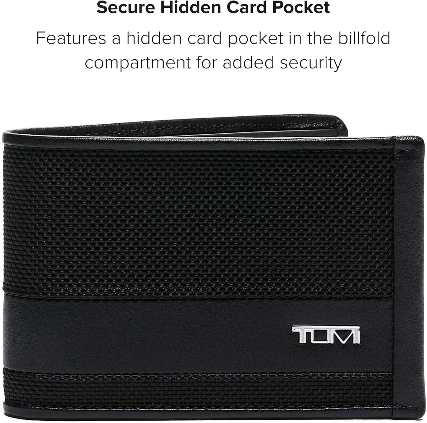 TUMI - Alpha Slim Billetera Individual Billetera para Hombres - Neg...