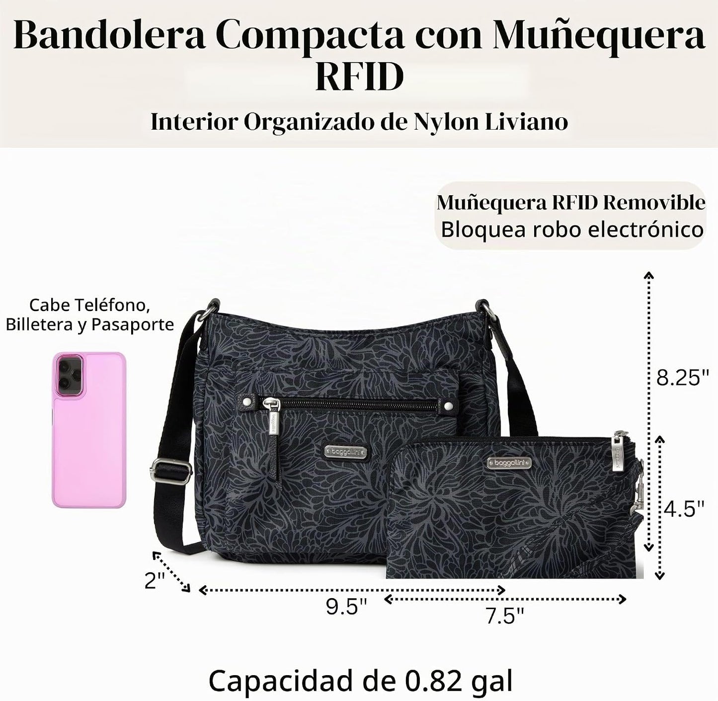 Baggallini La nueva colección clásica Uptown Bagg
