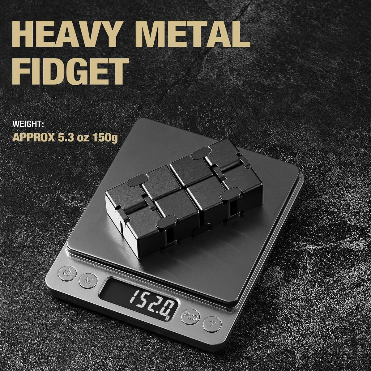 Cubo infinito de metal para adultos, juguete genial para el hogar,...
