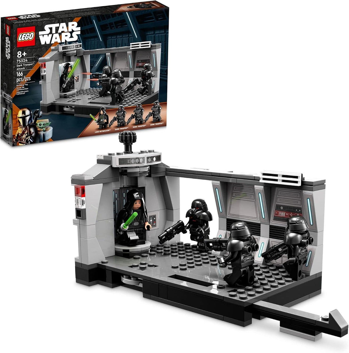 LEGO, Star Wars Dark Trooper Attack 75324 - Juego de juguetes de co...
