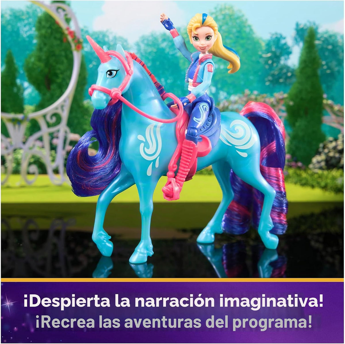 Unicorn Academy, Isabel &amp; River con 2 accesorios y herramienta...