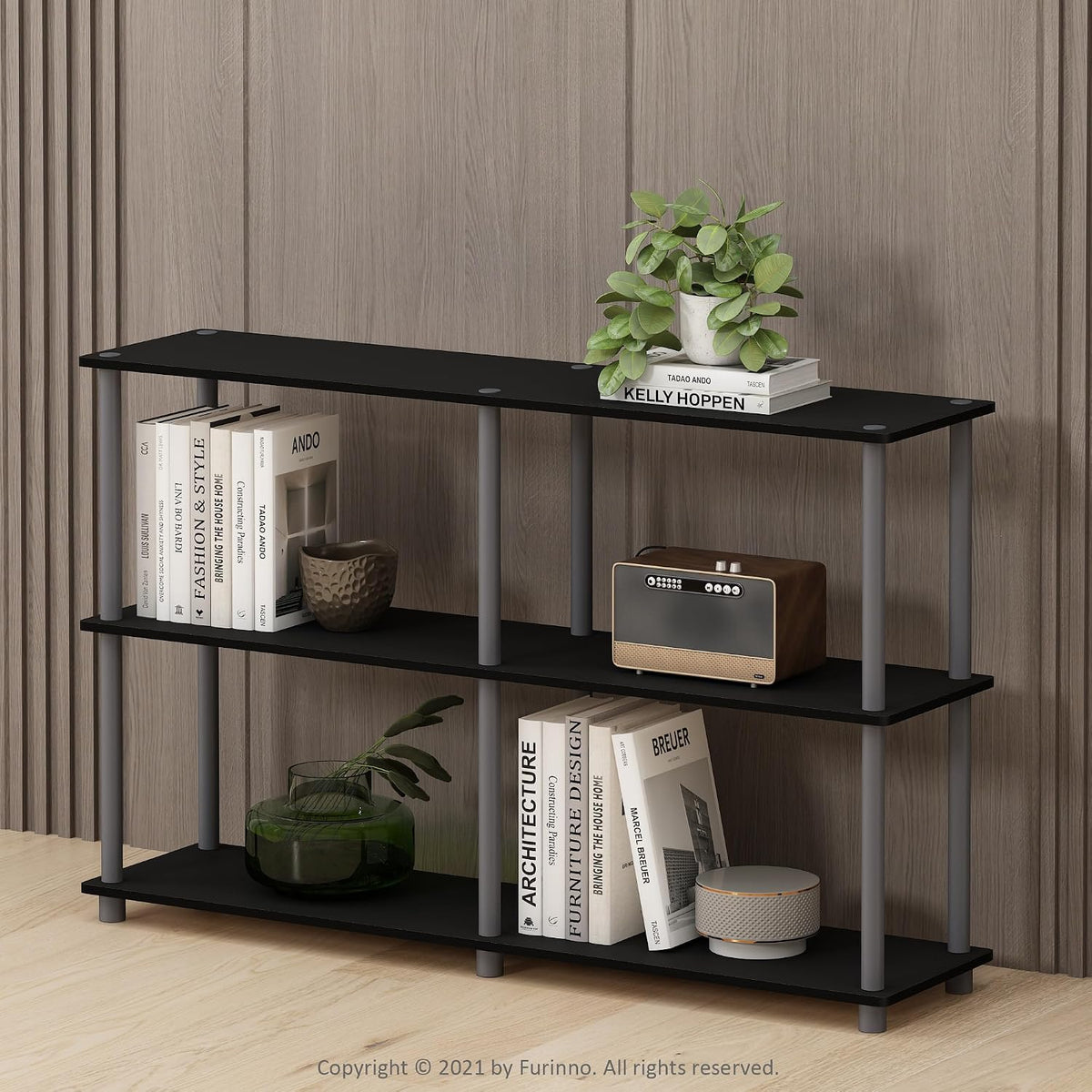 Furinno TURN-N-TUBE - Estantes de almacenamiento, Estante de libros...