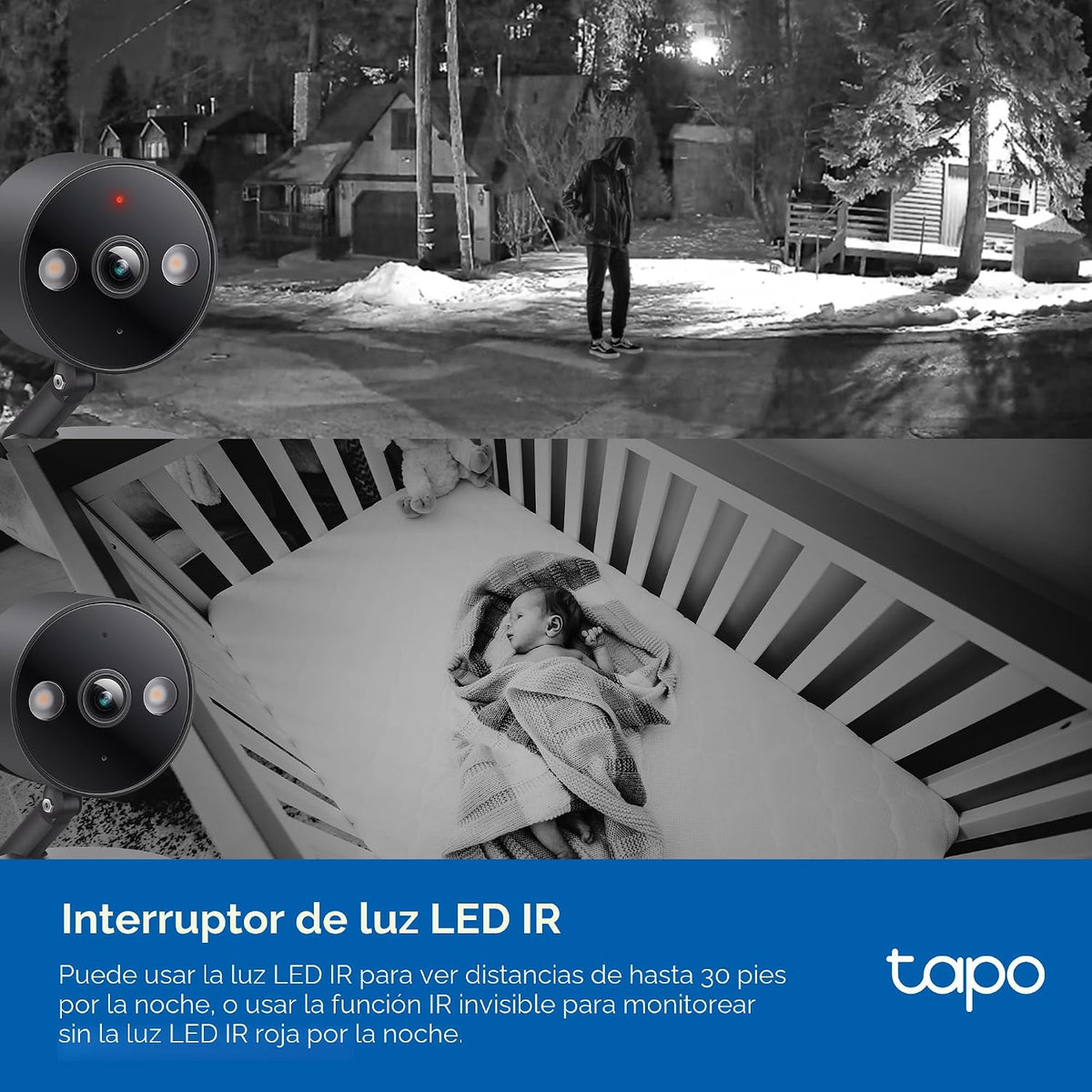 Tapo by TP-Link - Cámara de seguridad 2K QHD para interior\/exterio...