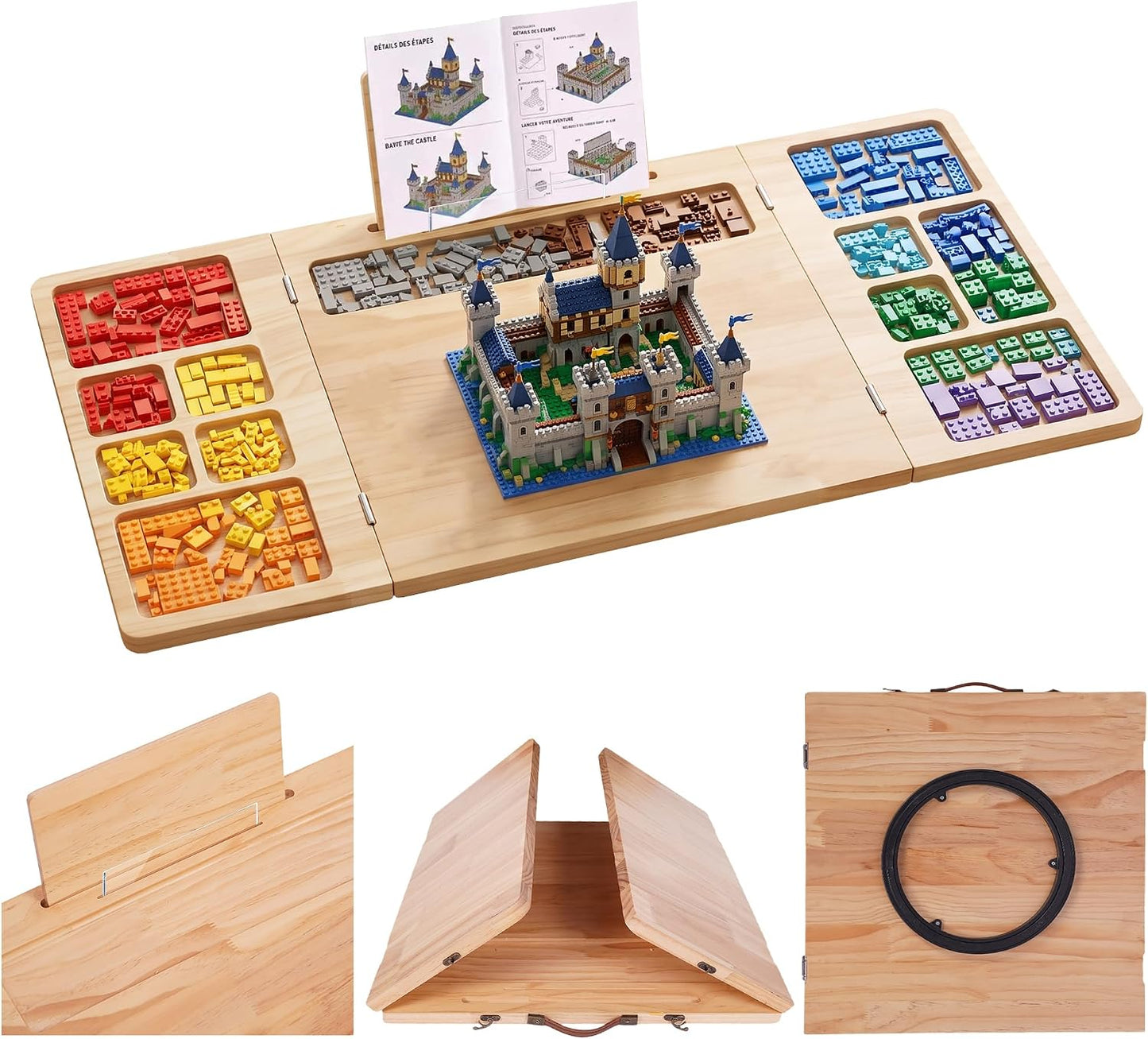 Bandeja de mesa con placa base de construcción triple con Classify...