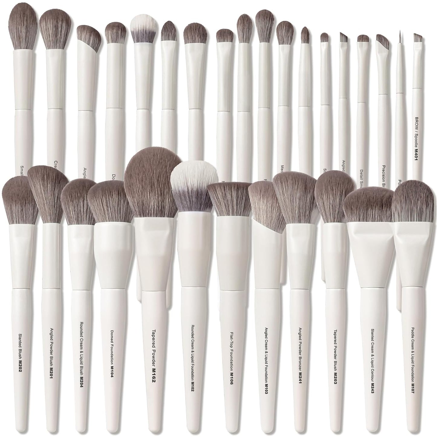 Vynestra Juego de 30 brochas de maquillaje de grado profesional con...