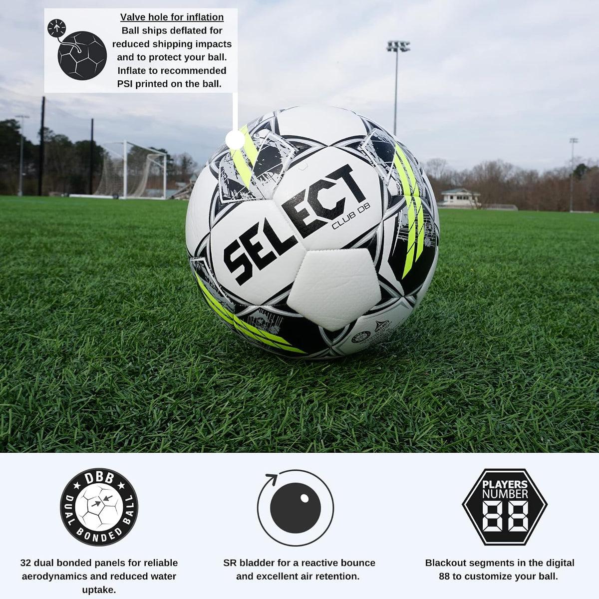 SELECT Balón de fútbol del club