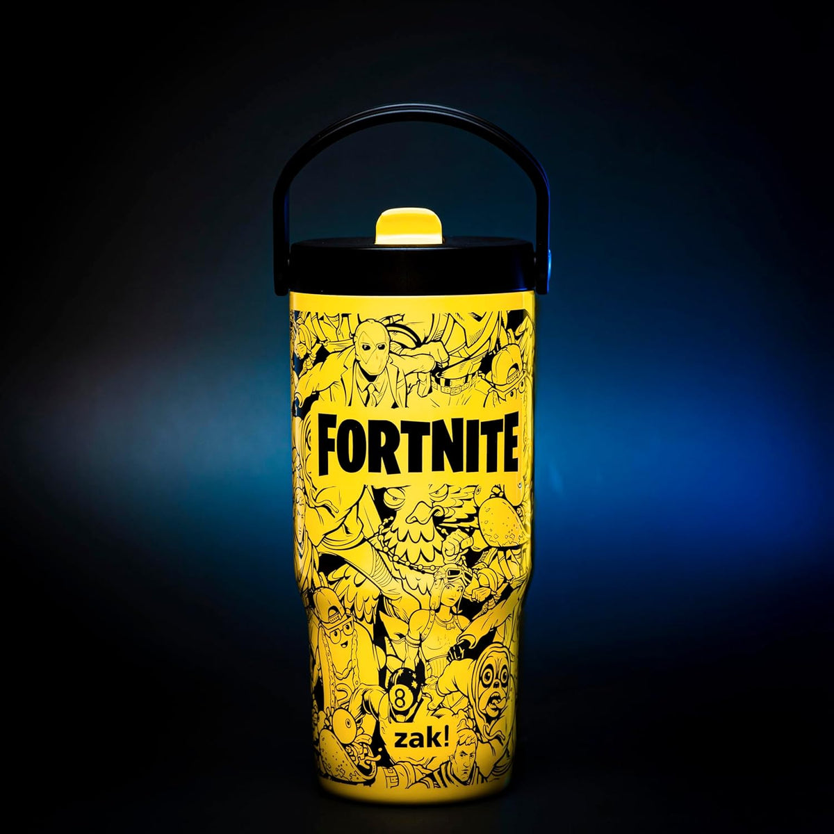 Zak Designs Fortnite Siply Sutton - Vaso para hidratación sobre la...