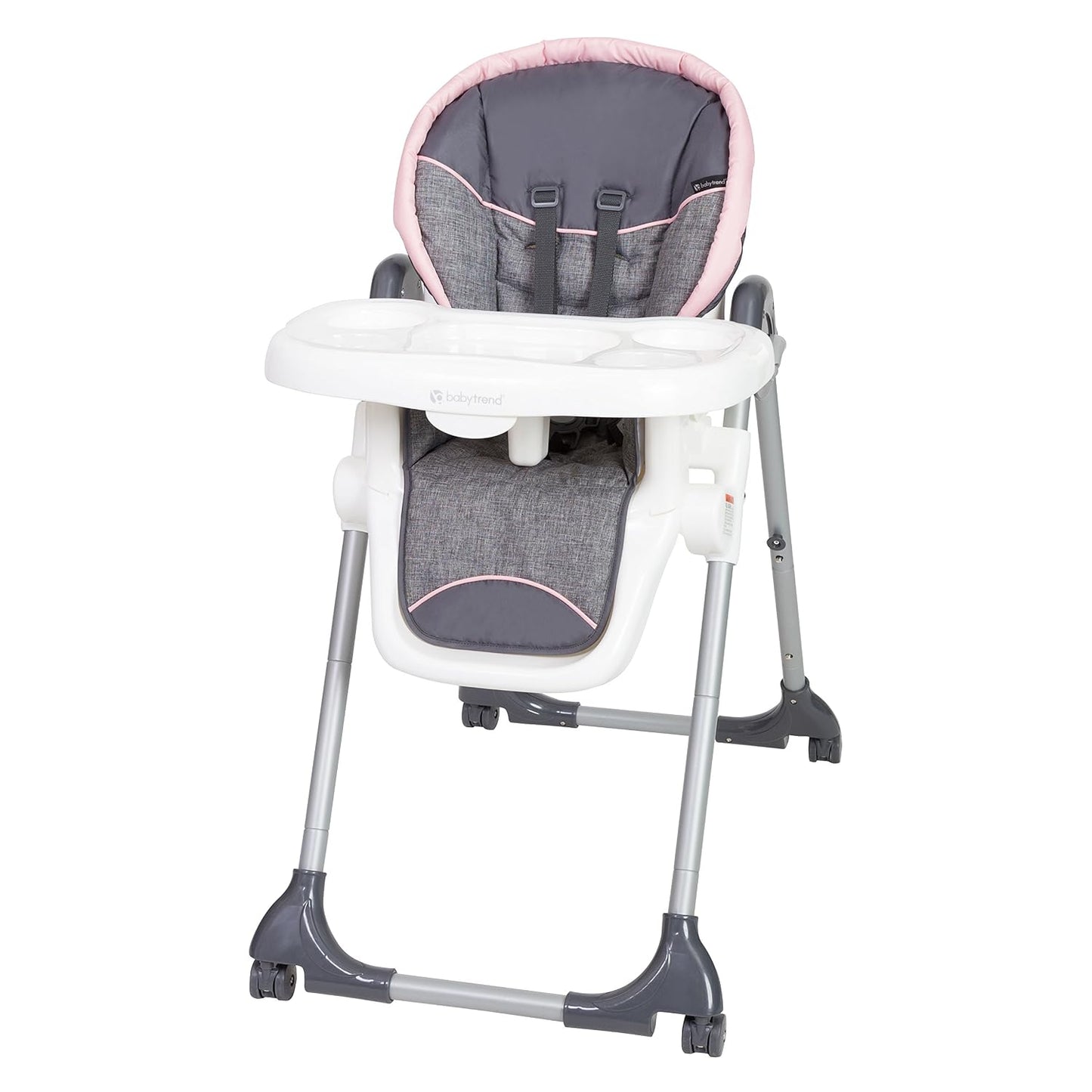 Baby Trend Dine Time - Silla alta 3 en 1, color rosa claro | Arnés...