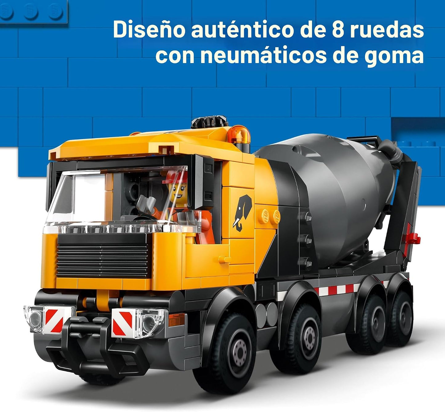 LEGO City Camión Mezclador de Cemento de Construcción para Niños y...