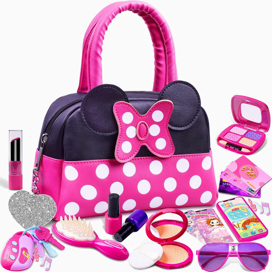 Kaodezhu Juego de monedero para niñas pequeñas, juego de maquillaje...