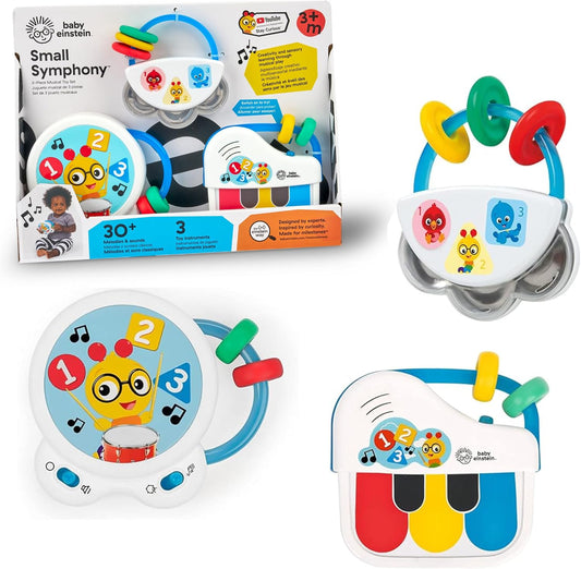 Baby Einstein Small Symphony - Juego de juguetes musicales de 3 pie...