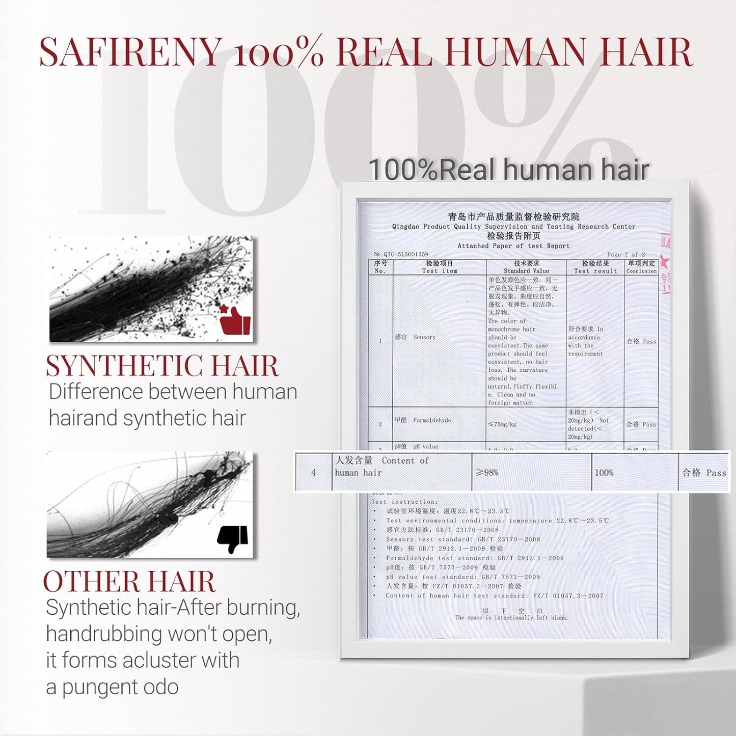 Pelucas SAFIRENY de cabello humano 13x4, pelucas con encaje frontal...