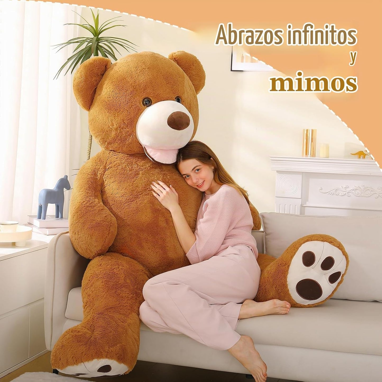 MaoGoLan Oso de Peluche Teddy Gigante de 6 Pies de Alto, Regalo de...