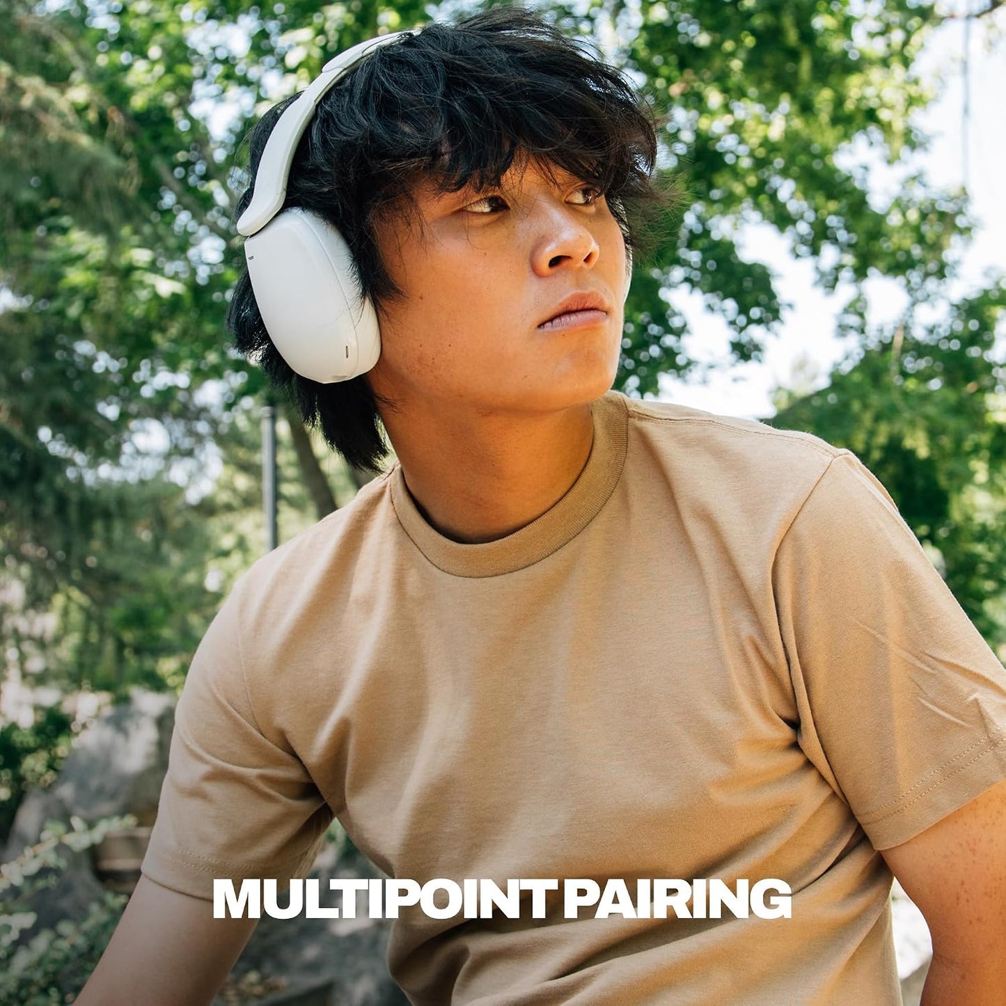 Skullcandy HESH 360 - Hueso | Batería de 100 horas, ajuste con aisl...