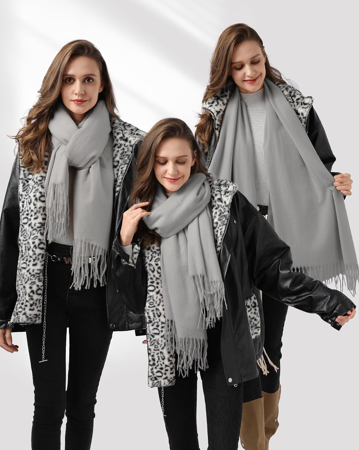 Ymomode Bufandas para mujer, chales de pashmina y envolturas para v...