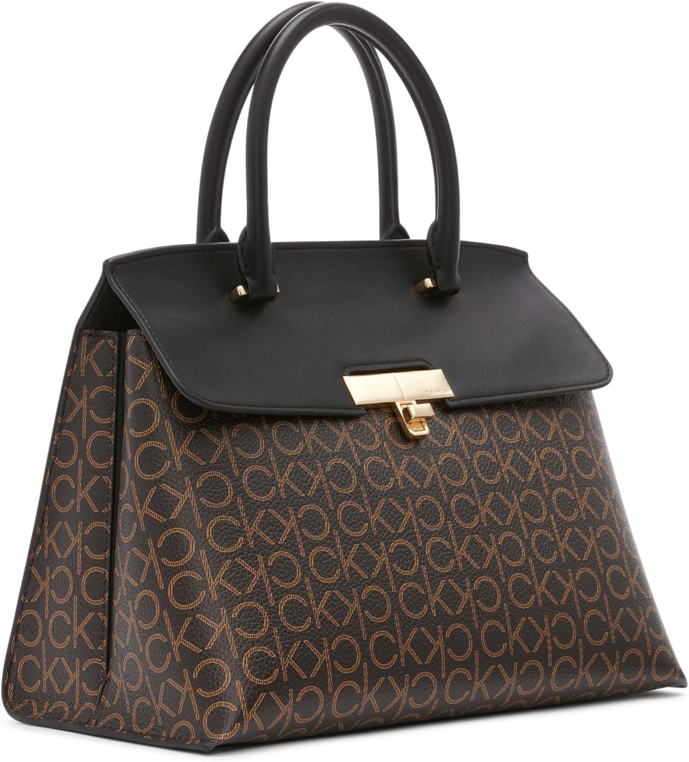 Bolso Calvin Klein Becky con cierre de bloqueo giratorio para mujer...